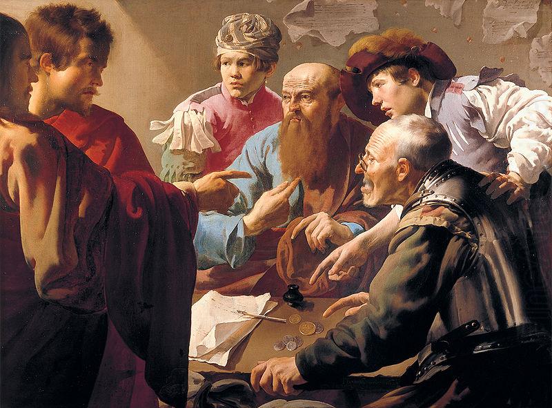Hendrick ter Brugghen Calling of St. Matthew oil painting picture